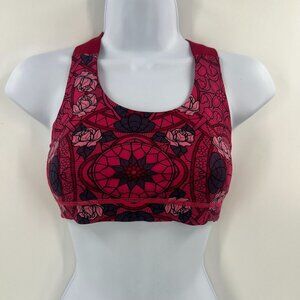 Lululemon 4 All‎ Sport Bra Prisma Multi Guava Lava Boom Juice Pink Rare Print